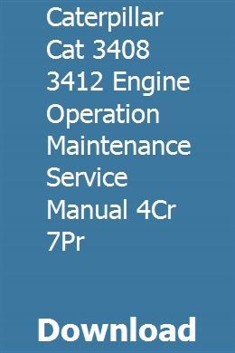 service manual for 3412 hamm
